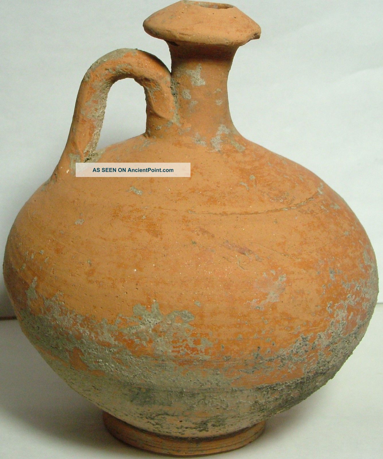 Ancient Roman Ceramic Vessel Artifact/jug/vase/pottery Kylix Guttus 2ad Roman photo