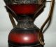 Antique Old French Spelter Garnet Red Egyptian Mummy Vase Phoenician Scarab Urn Victorian photo 7