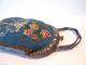Antique Hand Made Purse,  Hand Made,  800 Silver Frame,  Decorated With Flowers. Germany photo 6