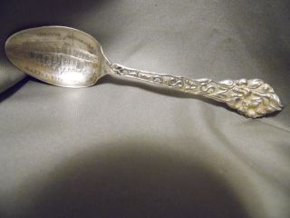 Antique Marked Sterling And M W/winged Symbols Kansas City Public Library Spoon photo