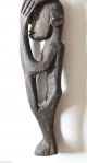 Collect This Guinea Tribal Artifact Of Three Asmat Figures Standing –lot 19 Pacific Islands & Oceania photo 10