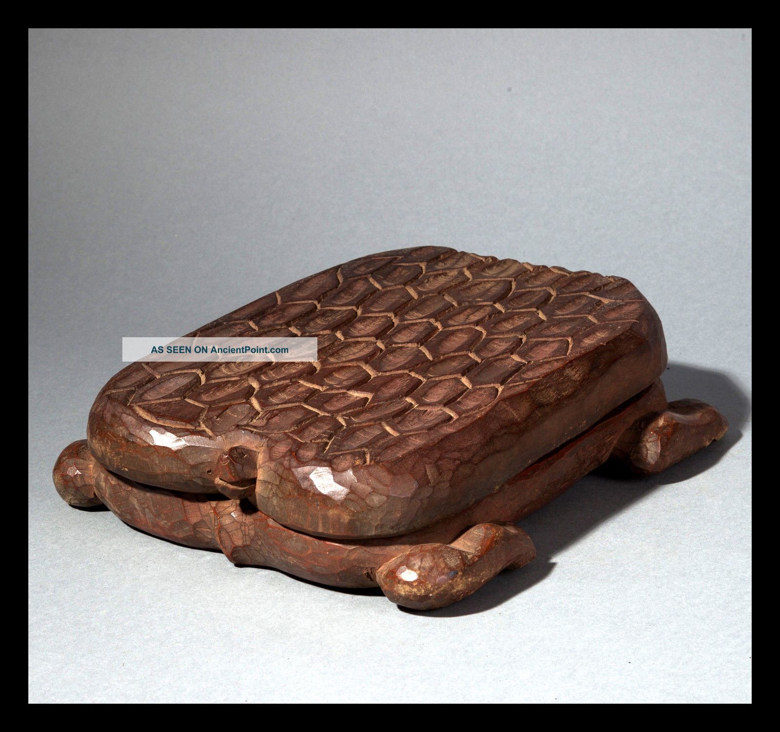 A Turtle Shaped Mancala Board From Ashanti People Of Ghana Other photo
