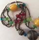 Antique Moroccan Berber Beaded Necklace Tribal Silver Copal Trade Beads 149g Jewelry photo 6
