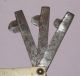 Civil War Era Fleam Blood Letter W/ Brass Case/handle 3 Steel Blades Other photo 4