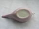 Antique Porcelain Invalid Feeder Pap Boat Pink Body Colour Vgc Other photo 3