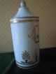 Antique Porcelain French Apothecary Jar 