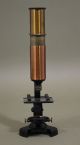 Antique 19thc Miniature Travel Scientific Microscope W/ Case.  Nr Microscopes & Lab Equipment photo 2