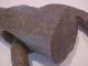Antique Hand Forged Iron Spike With Ring - Logging? Farm Tool Primitives photo 3