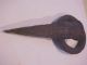 Antique Hand Forged Iron Spike With Ring - Logging? Farm Tool Primitives photo 4