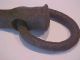 Antique Hand Forged Iron Spike With Ring - Logging? Farm Tool Primitives photo 5