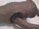 Antique Hand Forged Iron Spike With Ring - Logging? Farm Tool Primitives photo 6