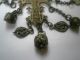 Antique Old Artifact Amber Silver Russian Necklace Cross Jesus Ultra Rare 1800 ' S Islamic photo 6