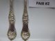 Antique 1881 Rogers Dinner Forks (2) Briar Rose/cliff Pattern 1910 `2 Flatware & Silverware photo 1
