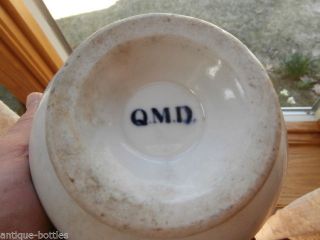 Antique Q.  M.  D.  Bowl From The Glasgow Pottery,  Trenton,  Jersey photo