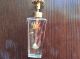 Vintage Jeweled Perfume Bottle Amethyst Rhinestone Top 5 In.  Tall - Perfume Bottles photo 2