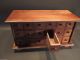 Primitive Antique Style Mahogany Wood Apothecary Spice Chest Cabinet 18 Drawers Primitives photo 2