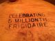 Primitive Footed Wooden Dough Bowl 11 Inch Oval Wood Frigidaire Commemorative - Primitives photo 6