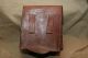 Antique Primitive Leather Sachel Pa Dutch Good Luck Symbol Signed Reading Pa Primitives photo 1