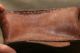 Antique Primitive Leather Sachel Pa Dutch Good Luck Symbol Signed Reading Pa Primitives photo 4
