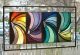 Fanfare Stained Glass Window Panel (signed And Dated) 1940-Now photo 1