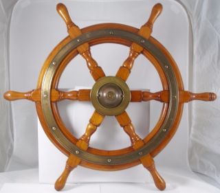 Antique Salvaged Helm Wheel Vintage Yacht Wheel Ship Wheel 24.  5 