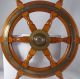 Antique Salvaged Helm Wheel Vintage Yacht Wheel Ship Wheel 24.  5 