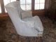 Antique Upholstered High Back Arm Chair Japanese Design Unknown photo 5