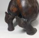 F596: Real Japanese Old Bizen Pottery Ware Foo Dog Statue With Great Work Statues photo 6
