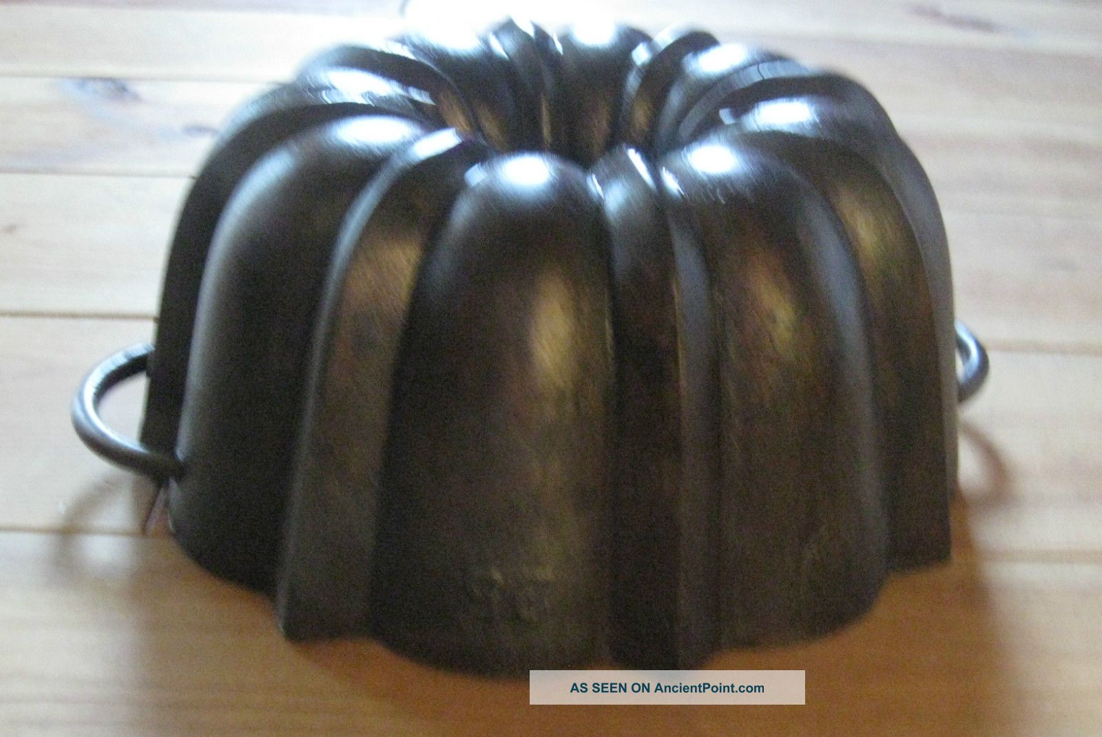 Rare Antique Cast Iron Bundt Pan From Germany 3542 G Stamped Other photo
