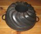 Rare Big Antique Cast Iron Bundt Pan From Germany 3966 G Stamped Other photo 3