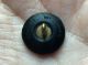 Victorian Antique Vintage Black Glass Picture Button - Pin Through Fabric Buttons photo 1