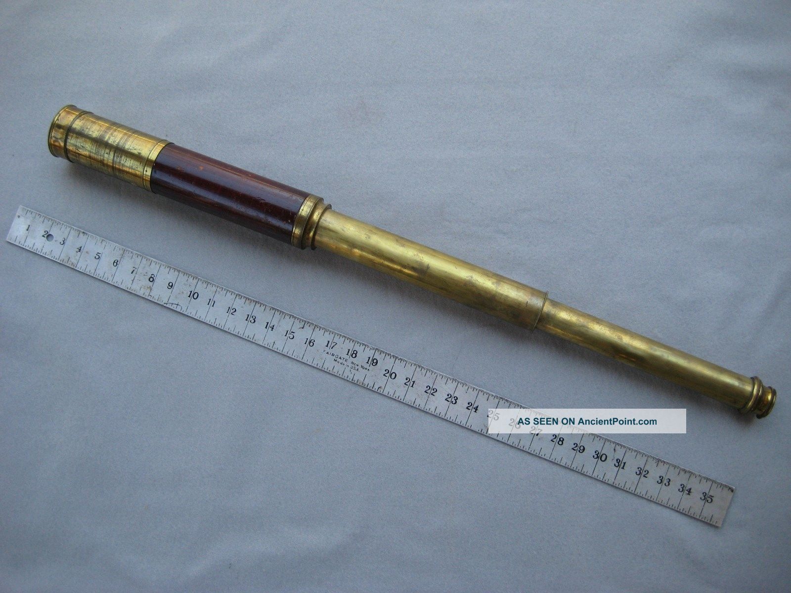Antique English Telescope By Spencer Browning & Rust Telescopes photo