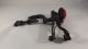 German Antique 1880 Figural Dragon Sewing Clamp Hemming Tool Art Deco Brassteeth Other photo 4