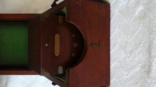 Wwii Waltham Chronometer Watch In Two Mahogany Wood Cases photo