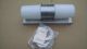 Industrial Mid - Cent Prescolite Double Light Wall Sconce Brush Aluminum Mid-Century Modernism photo 2