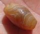 21mm Antique Rare Banded Western Asian Agate Bead Pakistan Afghanistan Near Eastern photo 2