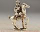 Tibet Silver Chinese Handwork Old Carving God Of Wealth Horse Statue Decor Other photo 1