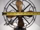 Antique / Vintage Robbins & Myers Brass Blade Fan Cast Iron 3 Speed Oscillating Other photo 11