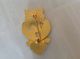 ' Beach Finds ' A.  Colourful ' Owl ' Brooch British photo 1