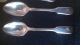 7 Sterling Silver Coffee Spoons Marked Sterling Vintage.  Monogrammed 