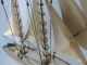 Masterly H - Crafted Solid Sterling Silver Two Masted Ship Yacht 201 Grams 7.  1 Oz Other photo 10