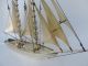 Masterly H - Crafted Solid Sterling Silver Two Masted Ship Yacht 201 Grams 7.  1 Oz Other photo 2