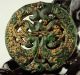Chinese Old Jade Handmade The Statue Of Two Dragon B14 Other photo 2