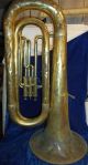 Antique Tuba,  Triebert Moderne 41252 Made In France,  For Repair - Brass photo 7