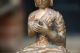 Chinese / Tibetan Gilt Bronze Buddha Signed 19th Century Mark To Base Buddha photo 8