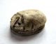 2343 B.  C Egypt Old Kingdom.  Vi Dynasty Faiance Scarab Beetle Seal Amulet Pendant Egyptian photo 2