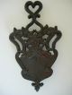 Two Antique Victorian Trivets Cast Iron From England - Trivets photo 2