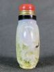 Chinese White Black Banded Crystalloid Agate Snuff Bottle Snuff Bottles photo 5