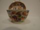 18th C.  Chinese Export Teabowl & Saucer - Mandarin Palette W/ Chinese Scenes Other photo 2