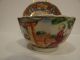 18th C.  Chinese Export Teabowl & Saucer - Mandarin Palette W/ Chinese Scenes Other photo 4
